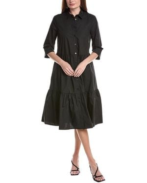 Masai Solid Midi Dress - Black
