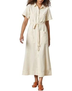 Lilla P Maxi Shirtdress - Natural
