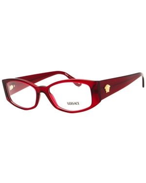 Versace 54Mm Optical Frames - Red