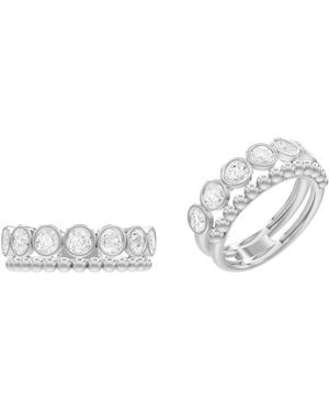 Lab Grown Diamonds 1.02 Ct. Tw. Lab-Grown Diamond Ring - Metallic