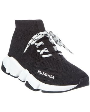 Balenciaga Speed Sock Canvas Trainer - Black