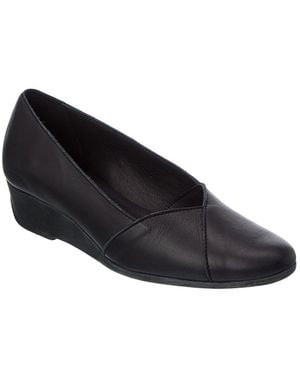 Arche Anyssi Leather Wedge Pump - Black