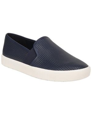 Vince Blair Leather Slip-On Sneaker - Blue