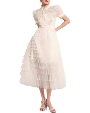 Linda Charm Dress - Natural