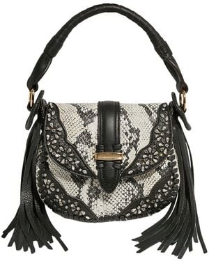 Aimee Kestenberg Willow Novelty Leather Mini Crossbody - Black