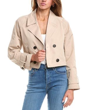 REVERIEE Cropped Jacket - Blue