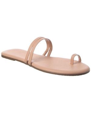 TKEES Leah Leather Sandal - Pink