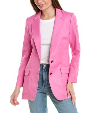 Rag & Bone Cody Italian Wool Blazer - Pink