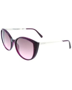 Swarovski Sk0168 55Mm Sunglasses - Purple
