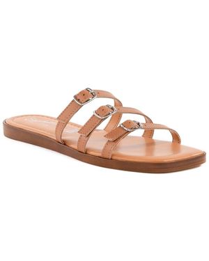 Seychelles Buckle Leather Sandal - Pink