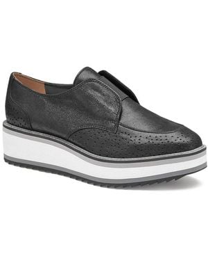 Johnston & Murphy Gracelyn Suede Oxford - Black