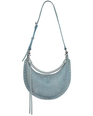Rebecca Minkoff Darren Small Leather Crescent Crossbody - Blue