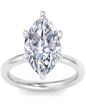 SuperJeweler 14K 5.00 Ct. Tw. Lab-Grown Diamond Ring - White