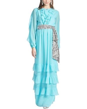 Sachin & Babi Venus Gown - Blue
