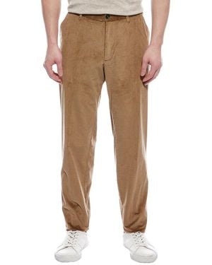 Isaia Wool-Blend Corduroy Pant - Natural