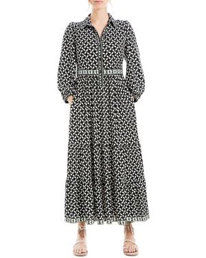 Max Studio Tiered Maxi Dress - Black