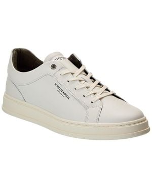 Scotch & Soda Versa Leather Trainer - White