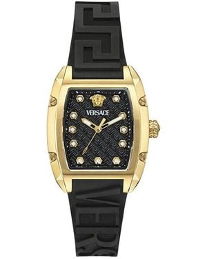 Versace Dominus Diamond Watch - Metallic
