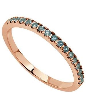 Sabrina Designs 14K Rose 0.29 Ct. Tw. Amethyst Stackable Ring - White