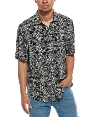 Tommy Bahama Veracruz Cay Palm Cascade Shirt - Grey