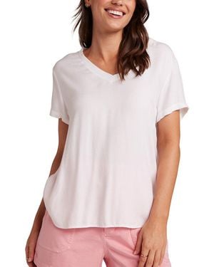 Bella Dahl V-Neck T-Shirt - White