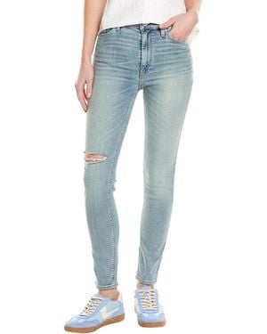 Hudson Jeans Barbara High-Rise Super Skinny Ankle Jean - Blue
