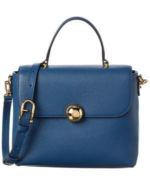 Furla Moonlight Small Leather Top Handle Bag - Blue