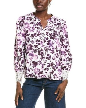 Nicole Miller Woven Shirt - Red