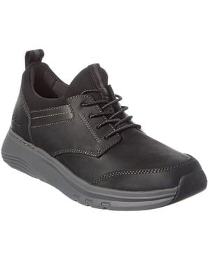 Clarks Motion Trek Ez Leather Oxford - Black