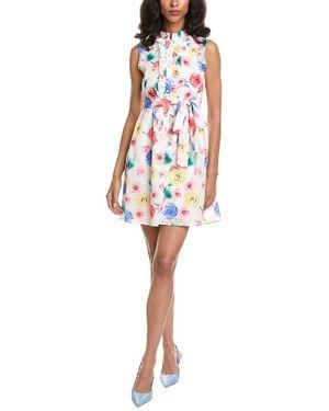 Tahari Petite Midi Dress - White