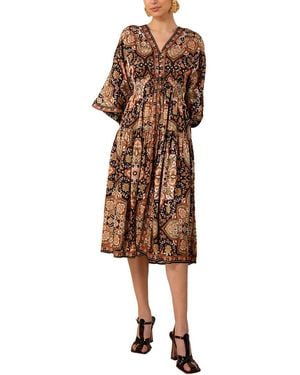 Hale Bob Kamryn Dress - Brown