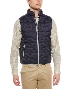 Scott Barber Space-Quilted Vest - Blue