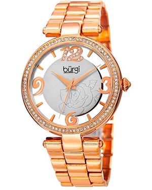 Burgi Classic Watch - Metallic