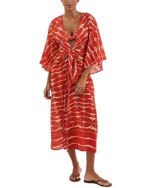 ViX Agni Perola Long Cover Up - Red