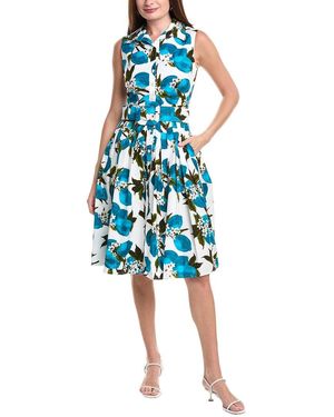 Samantha Sung Audrey Shirtdress - Blue