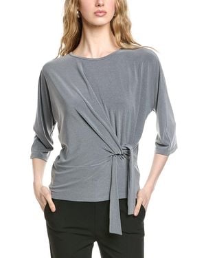 Joseph Ribkoff Short Sleeve Top - Grey