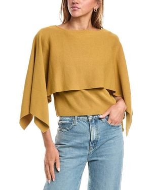 7021 Poncho Top - Blue