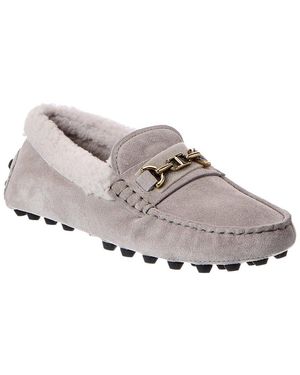 Tod's Suede Loafer - Grey