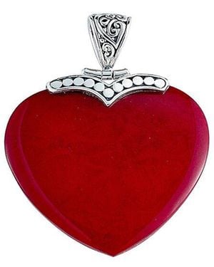 Samuel B. Coral Pendant - Red