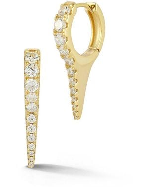 Sphera Milano 14K Over Cz Earrings - Metallic