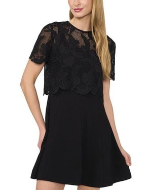 Ted Baker Crepe Mini Dress - Black