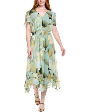 Anne Klein Plus Midi Dress - Green