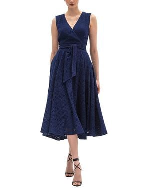 BGL Sleeveless Midi Dress - Blue