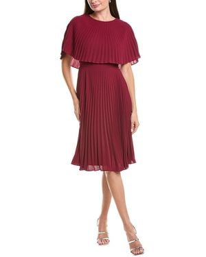 Maison Tara Hilton Crepe Mini Dress - Red