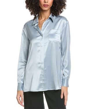 Toccin Riley Boyfriend Shirt - Blue