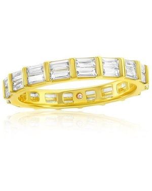 Suzy Levian CZ Jewelry Suzy Levian Cz Eternity Ring - Yellow
