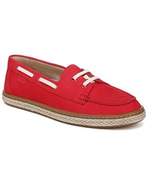 Vionic Bay Leather Boat - Red