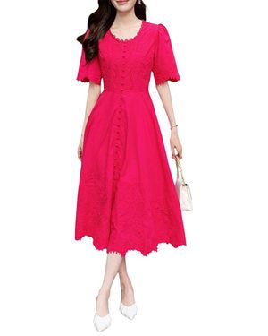 BURRYCO Midi Dress - Pink