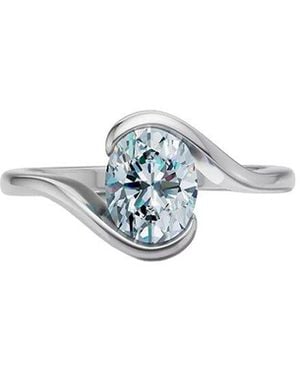 Lab Grown Diamonds 14K 1.00 Ct. Tw. Lab-Grown Diamond Ring - White