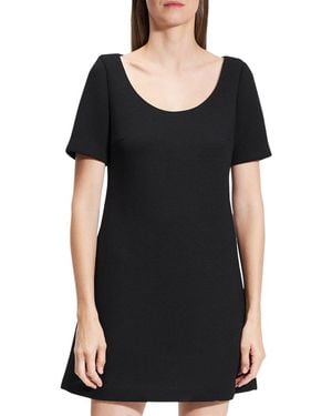 Theory A-line Scoop Dress - Black